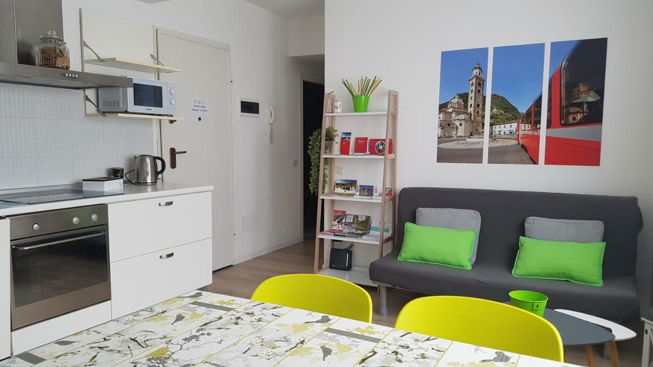 Le Stanze Del Trenino Rosso Appartement Tirano Buitenkant foto